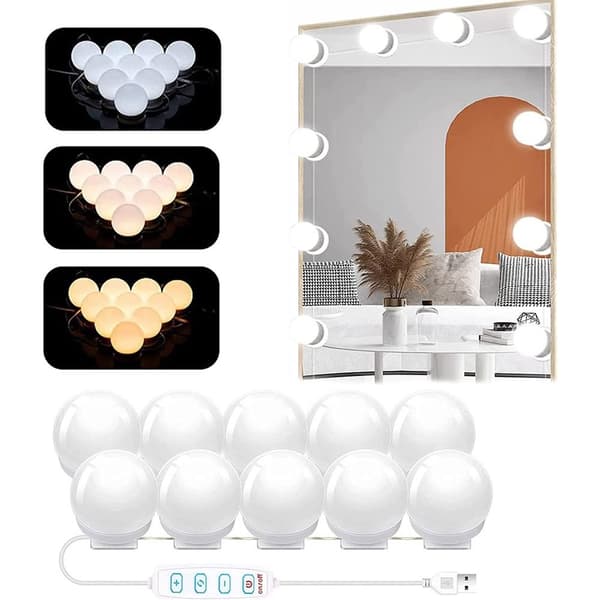 Makeup Lights Vanity Lights 6 BULBS 6 BULBS 6 Bulbs
