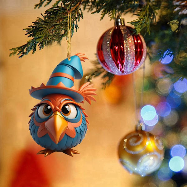 7 STK Xmas Tyrkia Anheng Xmas Hengende Ornament 2 2 2