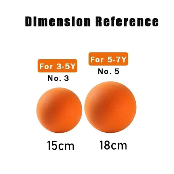 Silent Basketball Indoor Training Pallo ORANSSI 18cm Orange 18cm