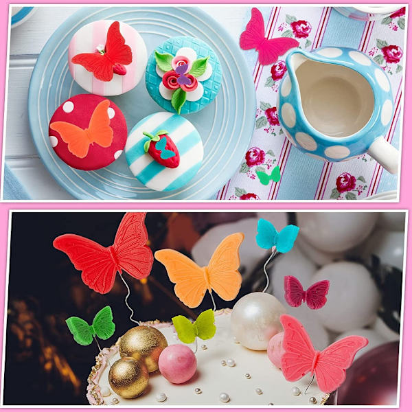 Silikone Forme Polymer Clay Mold Butterfly Form