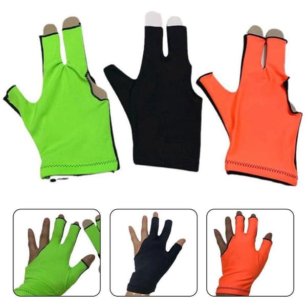 Biljardhandskar Trefingerhandskar GRÖN Green