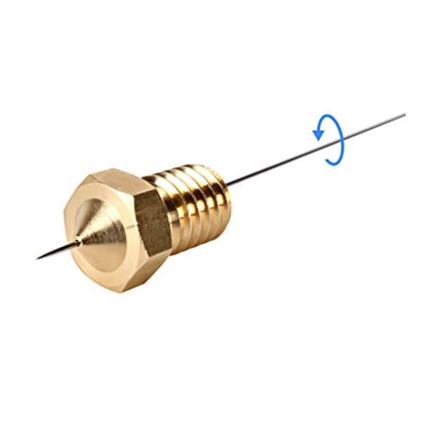 3D Printer Dyse Rensesæt 10stk Messing Dyser 0,4mm