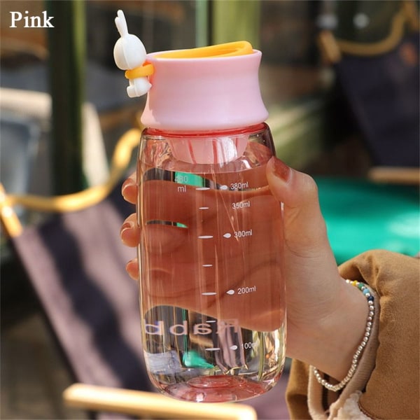 Plast Vannflasker Vannkrus ROSA 480ML pink 480ML