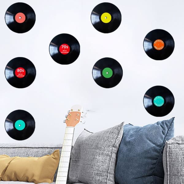 Record Wall Stickers Home Decor Vinyl Record Decals