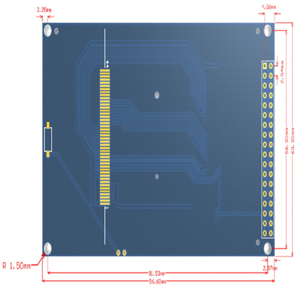 3,5" TFT LCD-skærm farveskærmmodul 3,5"