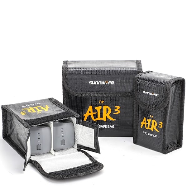 Batterioppbevaringspose Li-Po Safe Bag FOR TO BATTERIER FOR TO for two batteries
