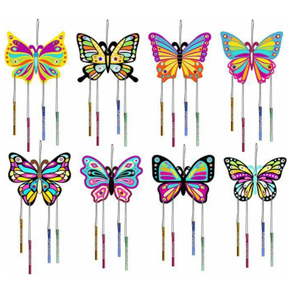 Wind Chime Kit Butterfly Wind Chime Håndverk Dekorativt