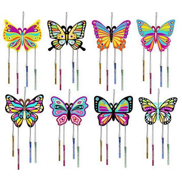 Wind Chime Kit Butterfly Wind Chime Håndverk Dekorativt