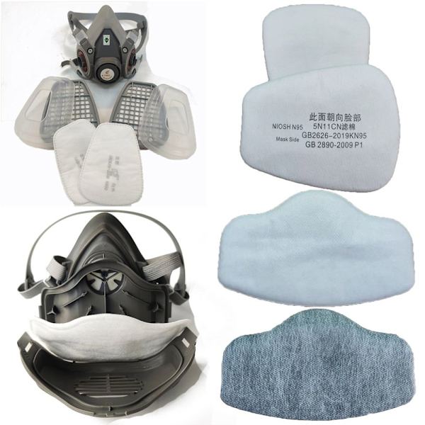 10/20/50 STK Støvtæt filter Bomuld Støvtætte puder C-20PCS C-20PCS