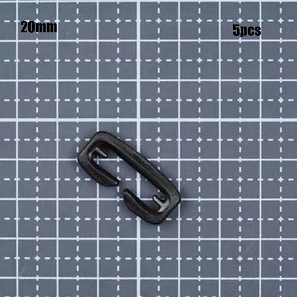 5 kpl Neliömäisiä koukkuvyöt 38mm 38mm