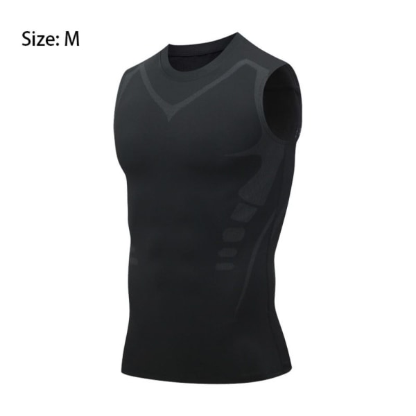 Ionic Shaping Vest Sport Hudtighta västar SVART M black M