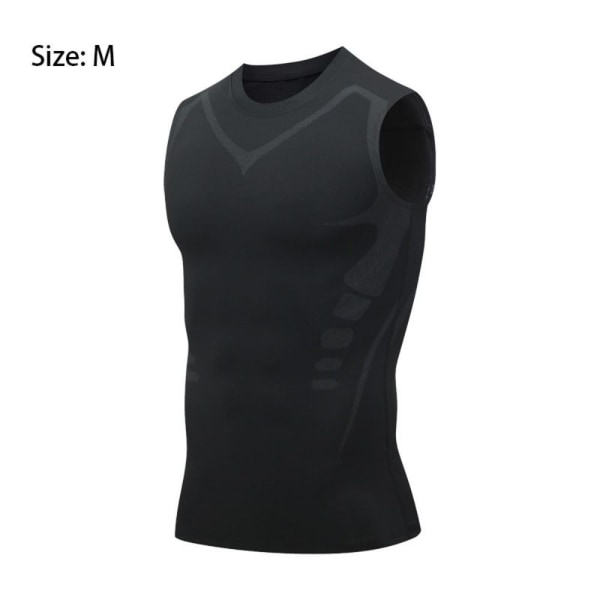 Ionic Shaping Vest Sports Hudtætte Veste SORT M black M