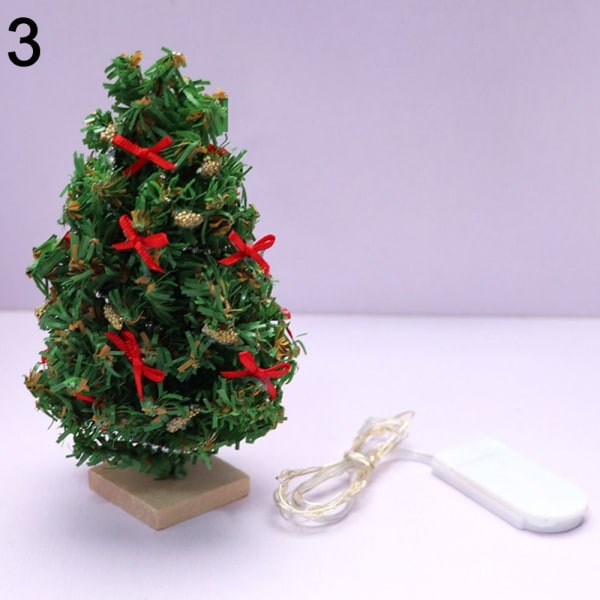 Mini snöre blomma julgran girlanger 3 3 3