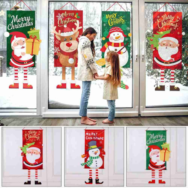 Juledørbanner Vinduesskilt Bannere STYLE 2 STYLE 2 Style 2