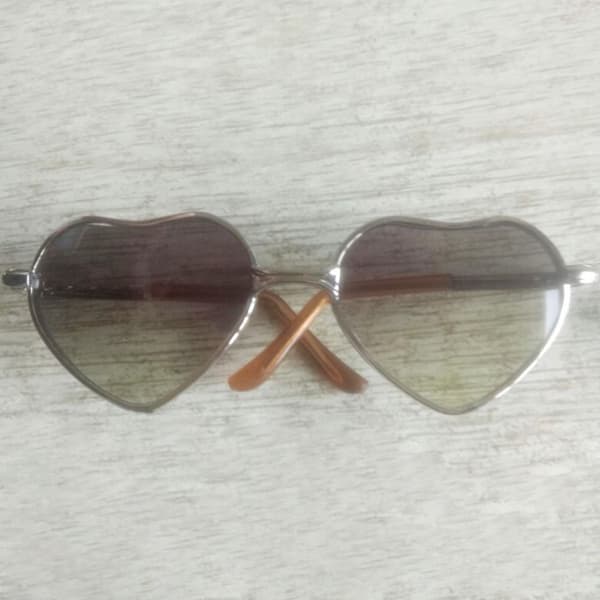 Cute Heart Frame Plush Doll Eyeglasses 2 2 2