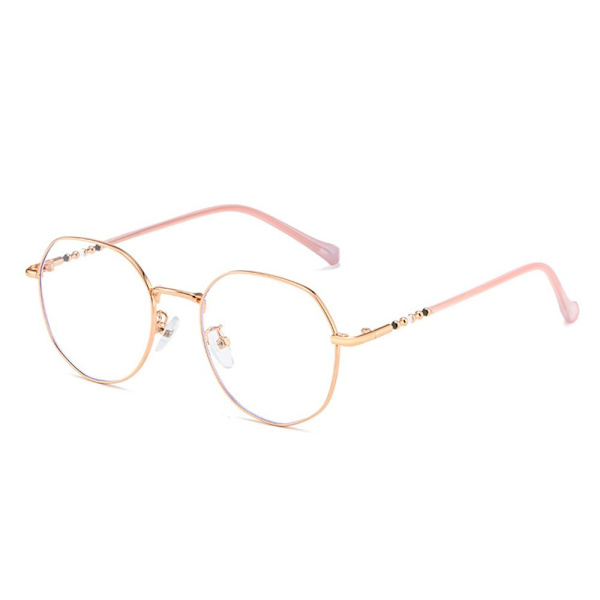 Anti-Blue Light Briller Overdimensjonerte briller ROSE GOLD ROSE GULD Rose gold