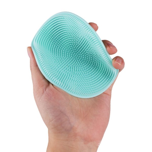 Tre Finger Badborste Massage Dusch Borste GRÖN Green