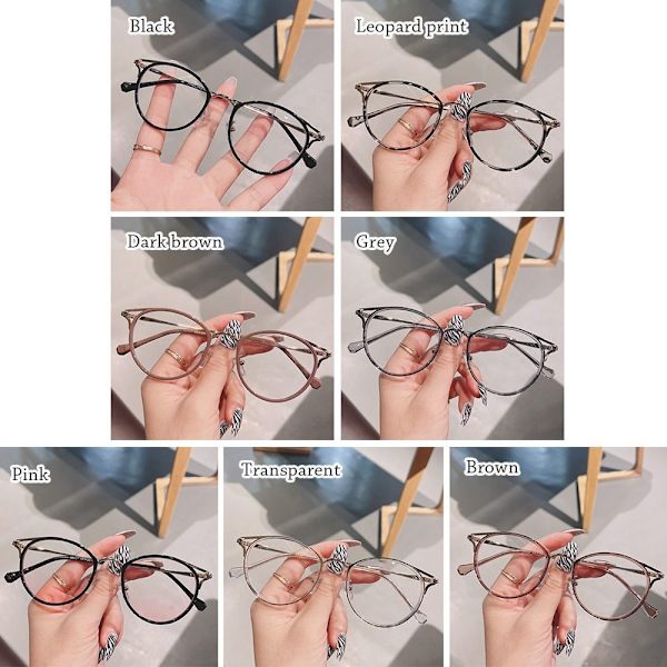 Anti-Blue Light Glasses Ylisuuret silmälasit MUSTA Black