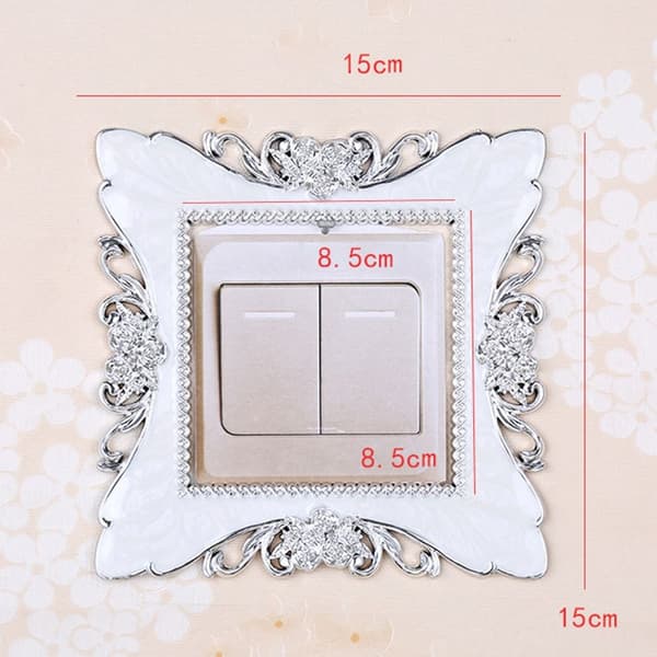 Enkel lysbryter deksel Sokkel Surround Frame ROSA pink