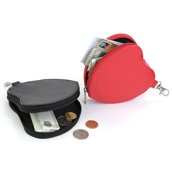 Dame Lady Wallet Lynlås Pung RØD Red