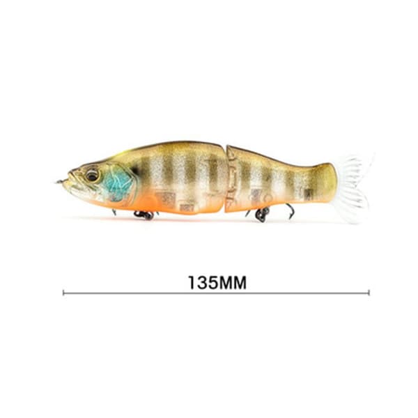 Multi Section -kalastusuhe Minnow Bait BB B