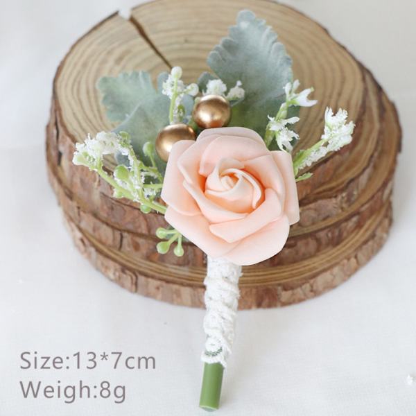 Corsage konstgjord handledsblomma CHAMPAGNE CHAMPAGNE Champagne