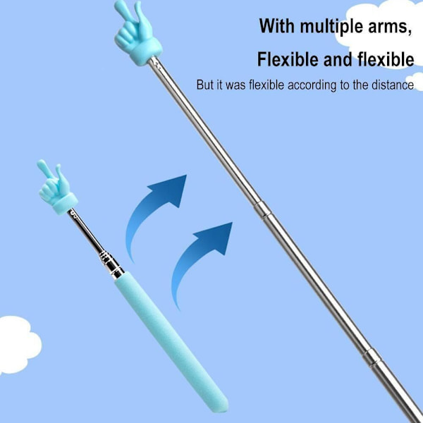 Finger Reading Sticks Teaching Stick BLÅ Blue