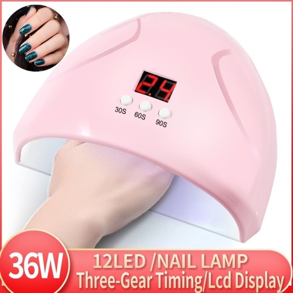 Nageltork UV LED Nagellampa ROSA pink