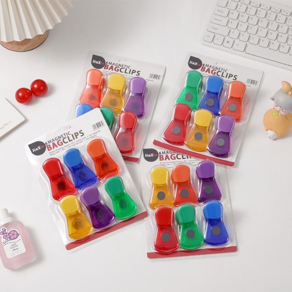 Clip'n Magnetic Bag Clips 6-Pack