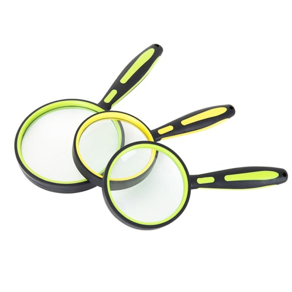 Läsförstoringsglas Mikroskop GUL 110MM Yellow 110mm