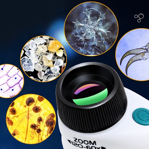 Kids Pocket Microscope Science Microscope VIT white