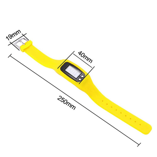 Watch Stegräknare Smart Armband GUL yellow