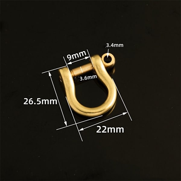 Karabiini D jousen niitit 10 MMSTYLE 1 STYLE 1 10mmStyle 1