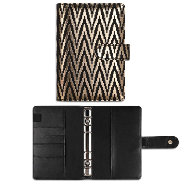 Budget Binder Money Organizer för kontanter ENDAST SVART SKAL ENDAST black only shell-only shell