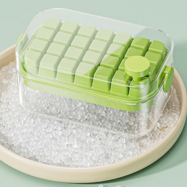 Ice Cube-bricka Ice Cube Maker mould GUL 28 RASTER 28 RASTER Yellow 28 Grids-28 Grids