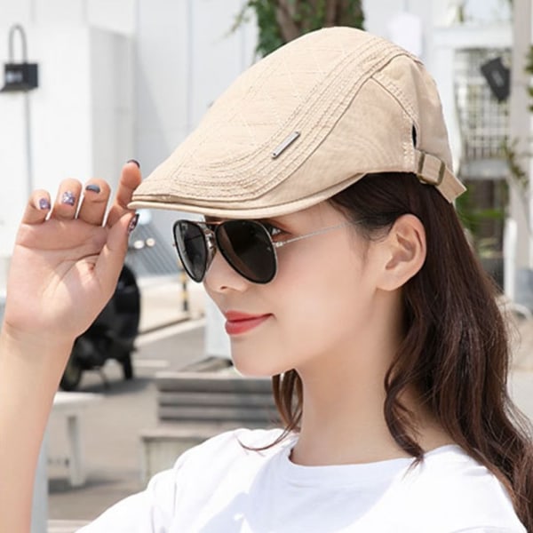 Flad Cap Beret BEIGE beige