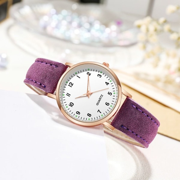 Quartz Armbandsur Självlysande Klocka ROSA pink