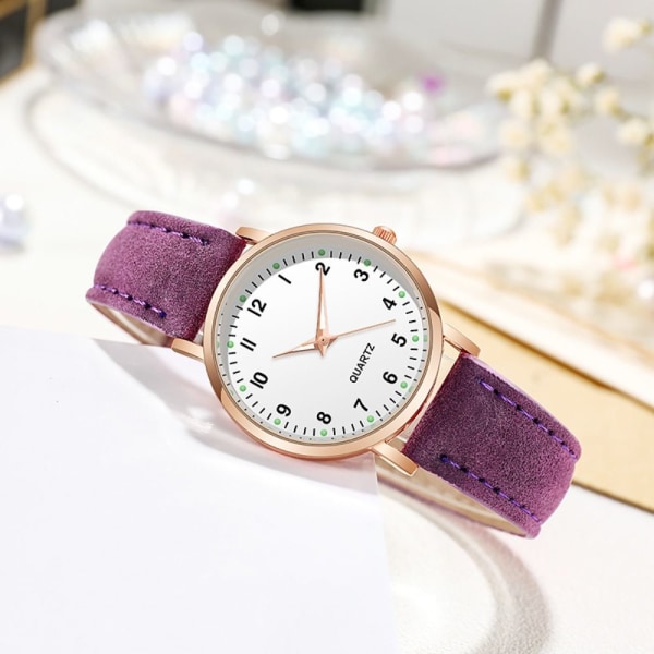 Quartz Armbåndsure Luminous Watch LILLA purple
