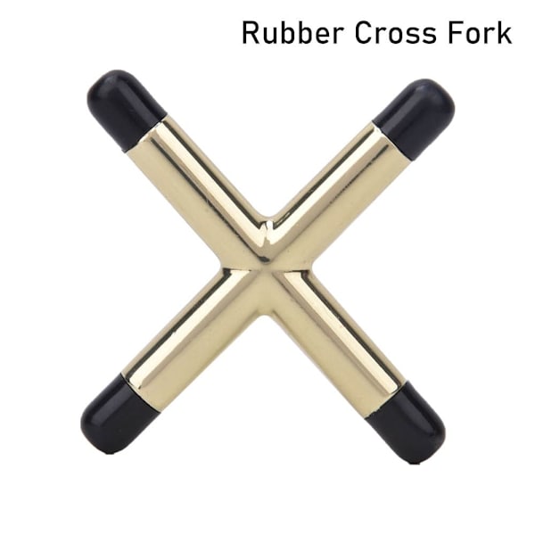 Pool Cue Head Bridge Rest Bridge KUMIRISTI HAARUKKA KUMIRISTI Rubber Cross Fork