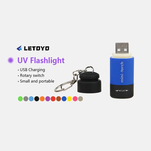 UV lommelykter for tre reker Fiske Led Mini Light E E E