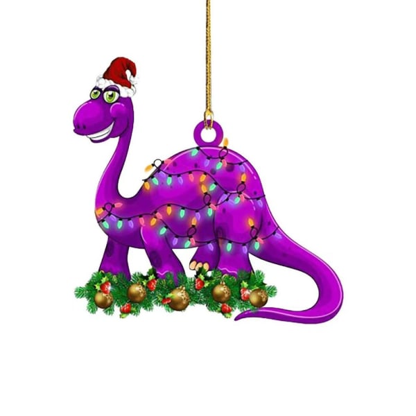 Jul Dinosaur Ornament Juletræ Dinosaur Pendant 8 8 8