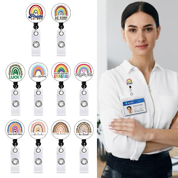 Sisäänvedettävä avaimenperän merkin kelan pidike 10 10 10