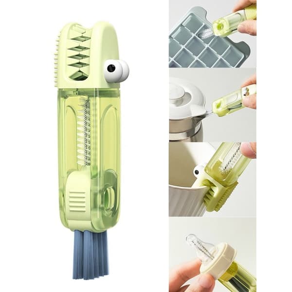 Flaskkopp Lock Brush Cleaner Tools BLÅ blue
