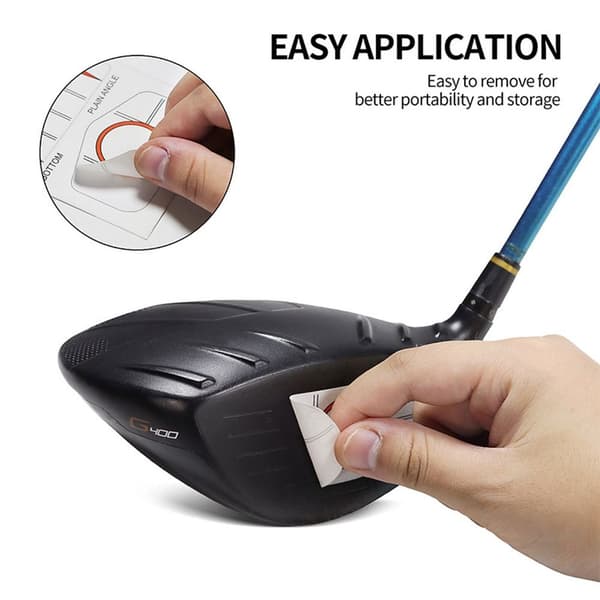 10 kpl Golf Driver Impact Tape Golfmailatarrat PUNAINEN Red