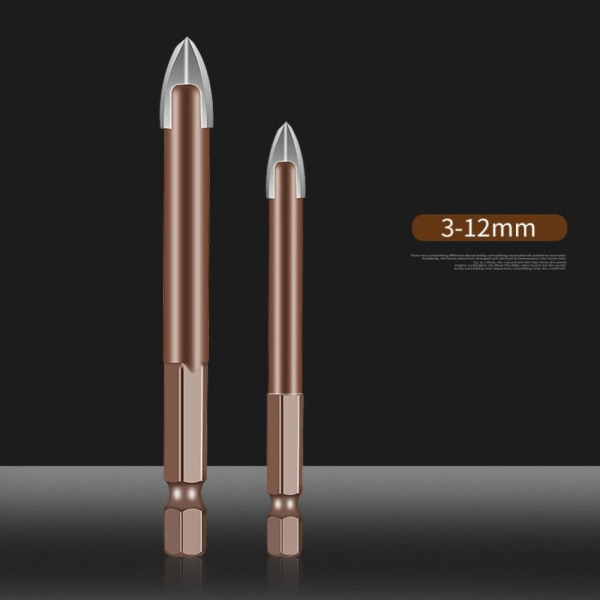 Ristikuusiolaattojen poranterät 12 mm 12mm