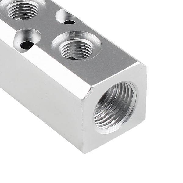 2 STK 2-veis pneumatisk manifold luftfordelingsblokk luft