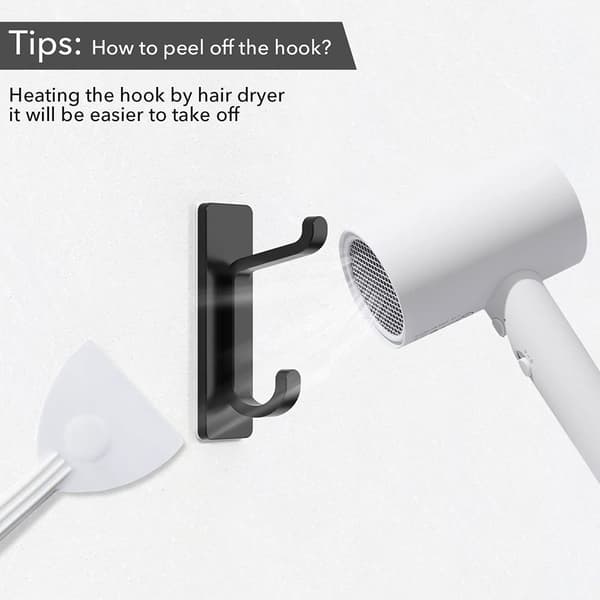 Itseliimautuvat koukut Sticky Hooks Seinäkoukku