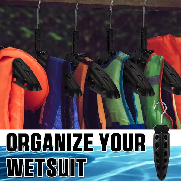 Våddragt Bøjle Surfing Suit Stativ SORT Black