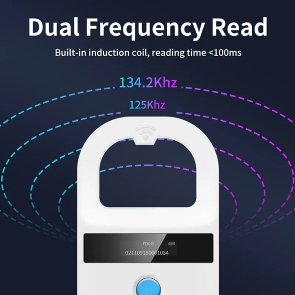 Animal RFID Reader Pet ID Reader BLUETOOTH VERSION BLUETOOTH Bluetooth Version