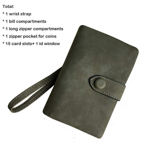 Trefoldet pung Kort pung ARMY GREEN army green